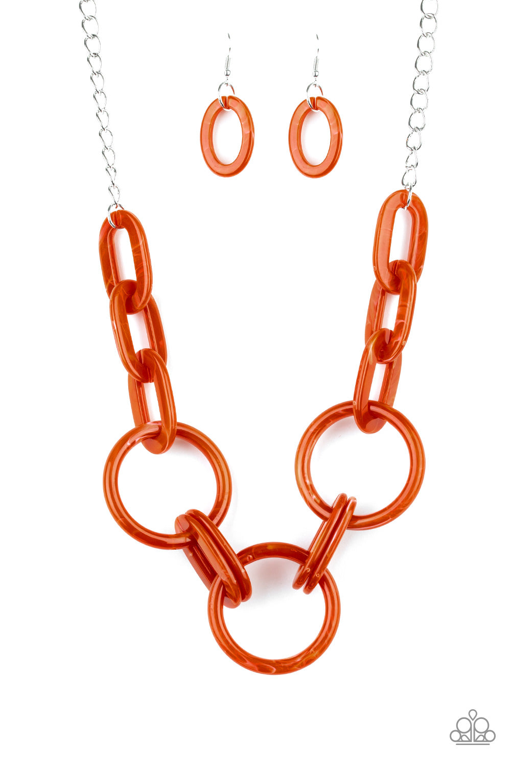 Turn Up The Heat Orange Necklace - A Diva Mentality 