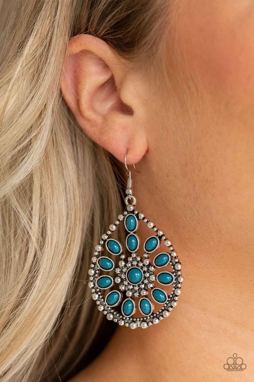 Free To Roam Blue Paparazzi Earrings