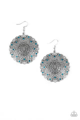 Mandala Mandalay Blue Earrings - A Diva Mentality 