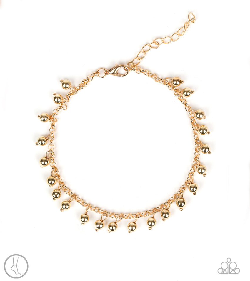 West Coast Cruzin Gold Ankle Bracelet - A Diva Mentality 