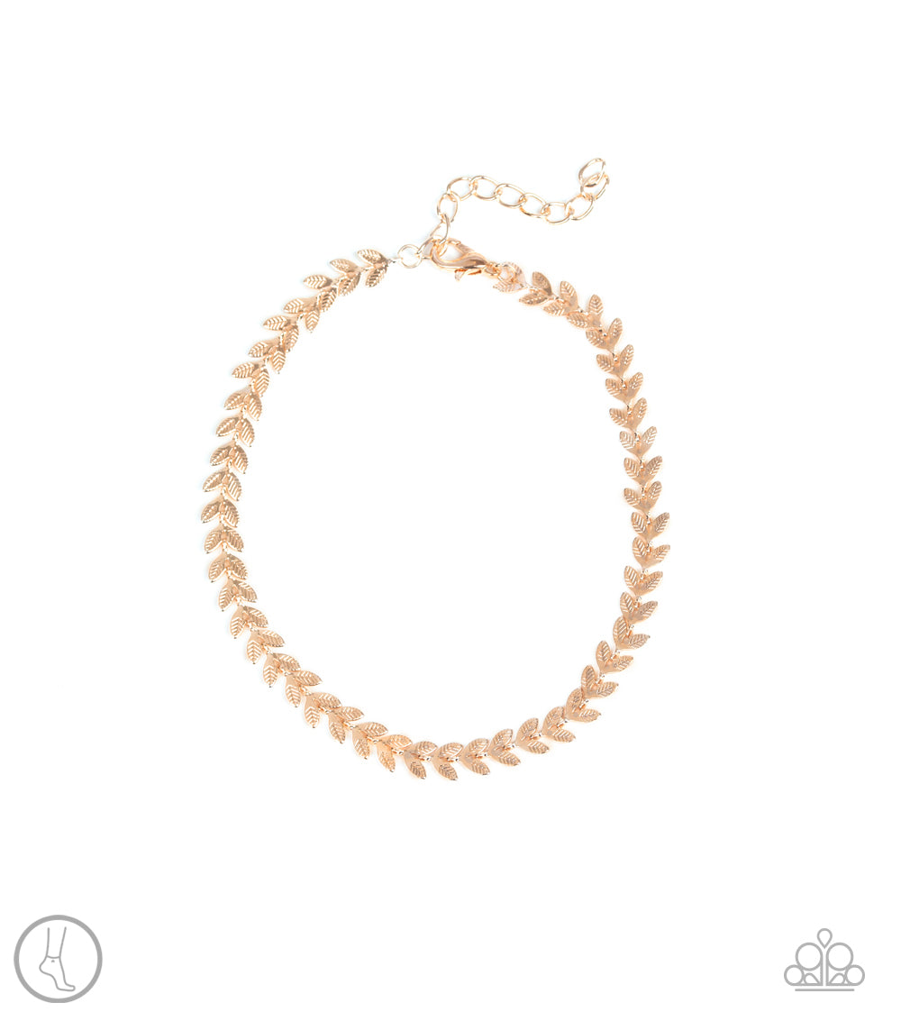 West Coast Goddess - Rose Gold Ankle Braclet - A Diva Mentality 