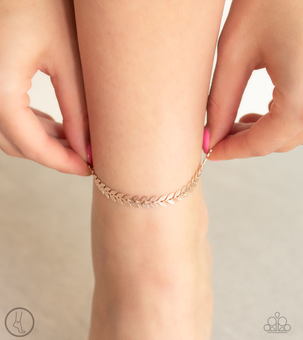 West Coast Goddess - Rose Gold Ankle Braclet - A Diva Mentality 