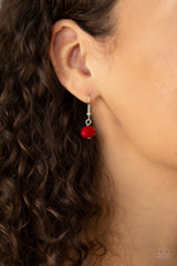 Glitter Gratitude - Red Necklace - A Diva Mentality 