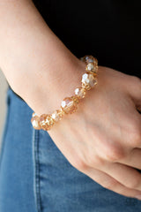 Crystal Collision Gold Bracelet - A Diva Mentality 