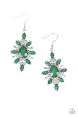 Glamorously Colorful Green Earrings - A Diva Mentality 