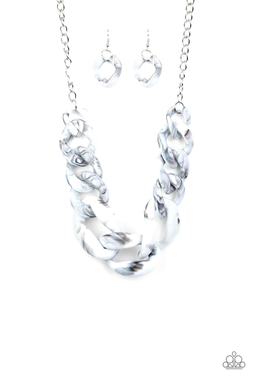 Red-HAUTE Mama White Paparazzi Necklace
