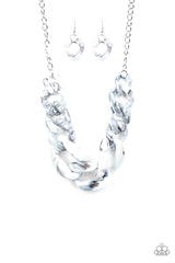 Red-HAUTE Mama White Paparazzi Necklace