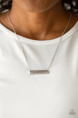 Love One Another Silver Paparazzi Necklace