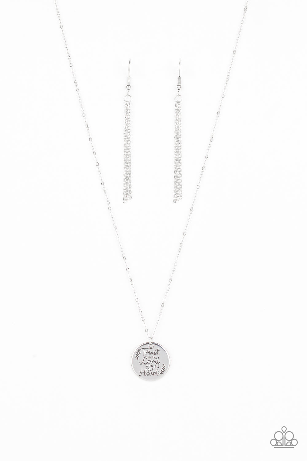 All You Need Is Trust Silver Paparazzi Necklace