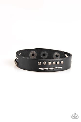 Always An Adventure Mens Black Bracelet - Bracelet